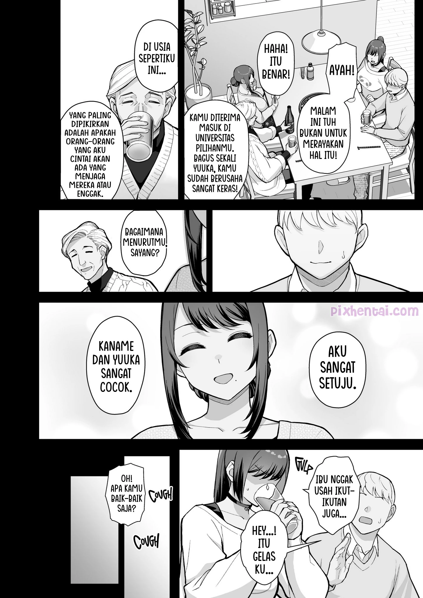 Komik hentai xxx manga sex bokep Kazoku ga Neshizumaru Yoru ni Hitozuma o Daita Hon 17